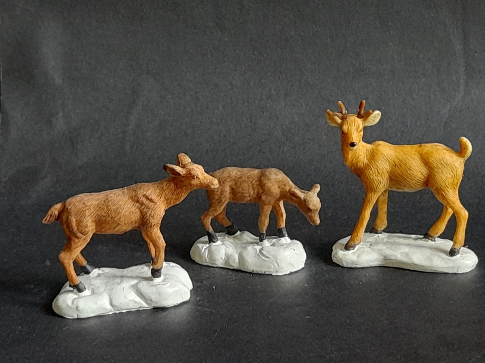 lemax kerst figuurtjes b02 kerstdorp dieren hertjes, Verzenden