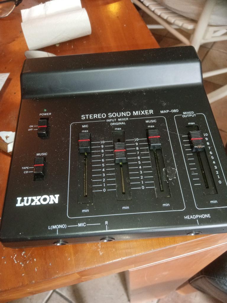 Luxon Stereo Sound Mixer MAP-080, Muziek en Instrumenten, Mengpanelen, Ophalen of Verzenden