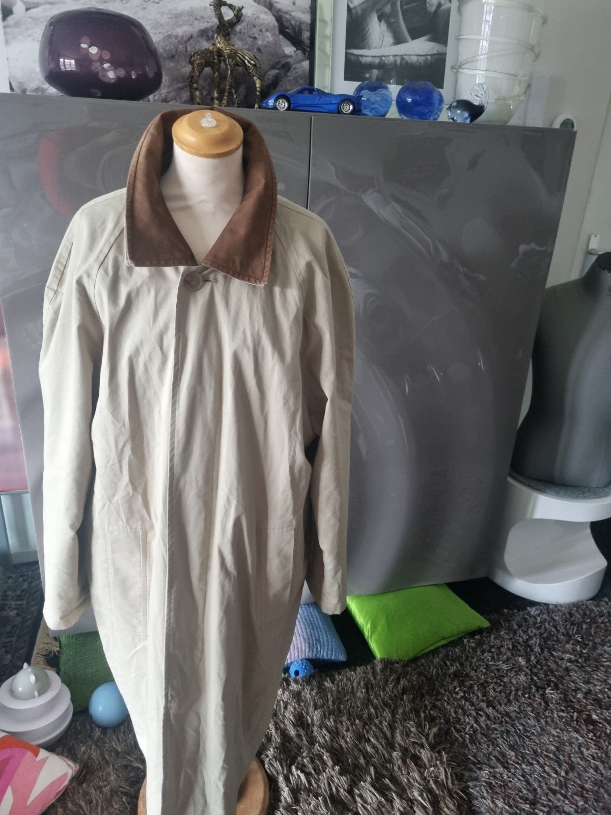 Manderley trenchcoat, maat 50, beige, uitmuntende conditie, Manderley, Maat 48/50 (M), Beige, Ophalen of Verzenden