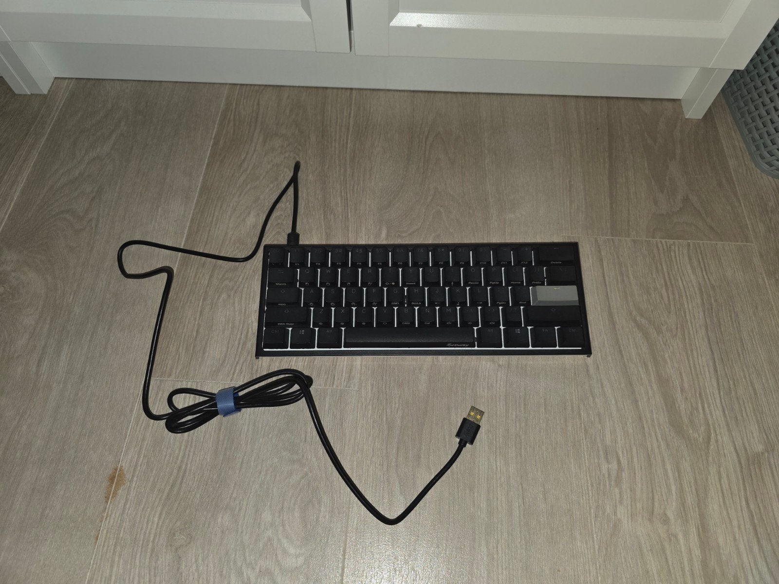 Ducky One 2 Mini RGB, Cherry MX Silent Red Gaming Toetsenbor, Computers en Software, Toetsenborden, Ophalen, Ducky one 2 mini