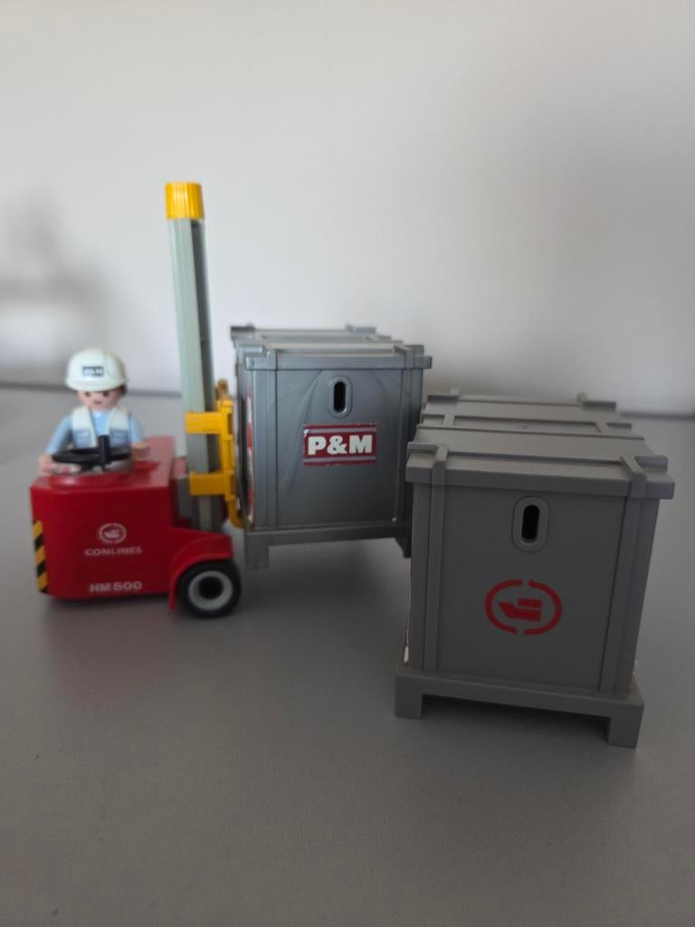 Playmobil bouwplaats, Ophalen