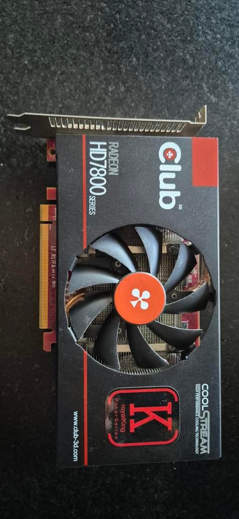 RADEON HD7800 CLUB Grafische Kaart, Computers en Software, Videokaarten, Gebruikt, AMD, PCI-Express 3.0, GDDR5, HDMI, DisplayPort