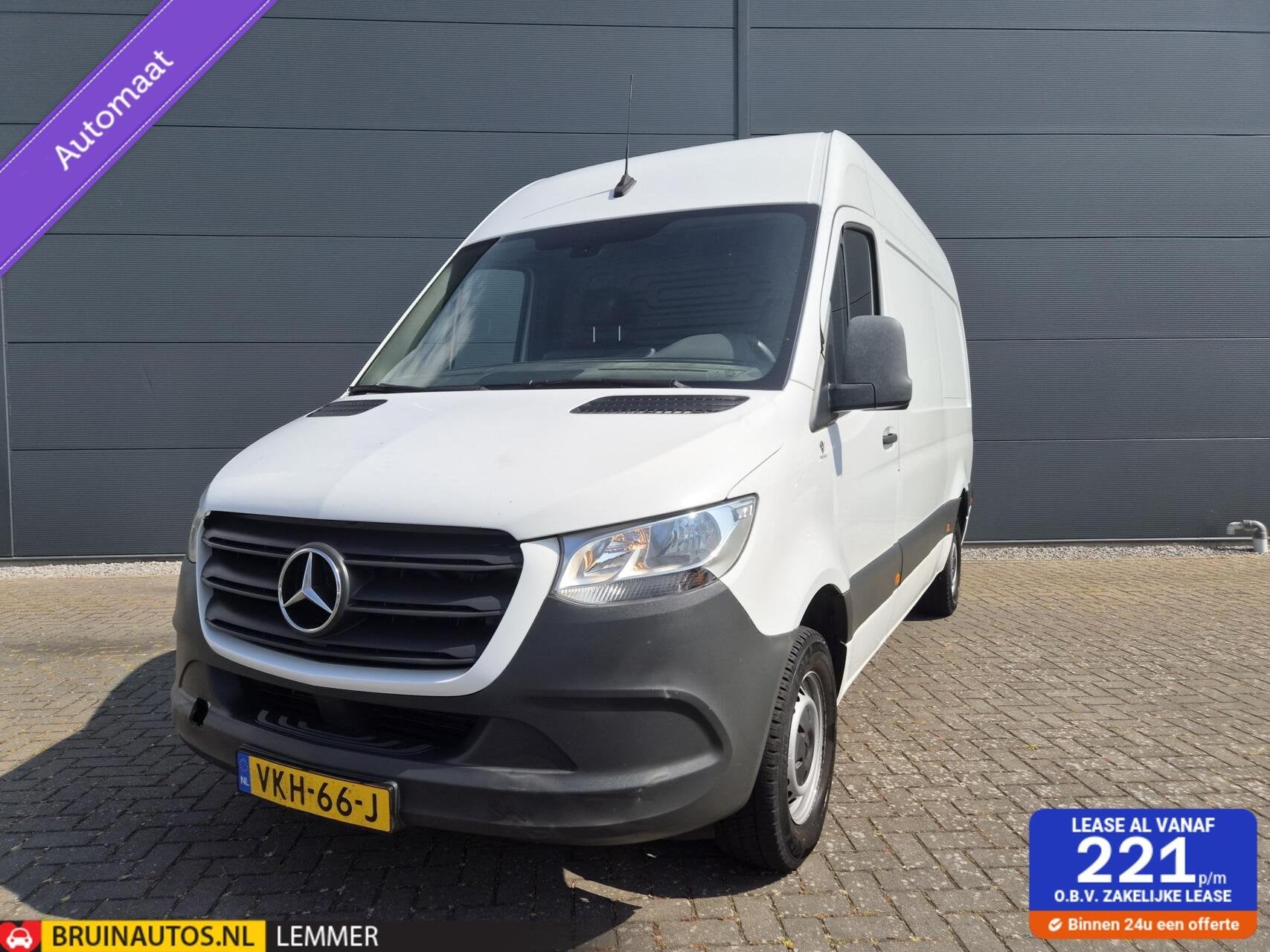 Mercedes Sprinter 2.2 CDI L2H2 Airco Camera Carplay Automaat, Auto's, Automaat, Gebruikt, 2000 kg, Wit