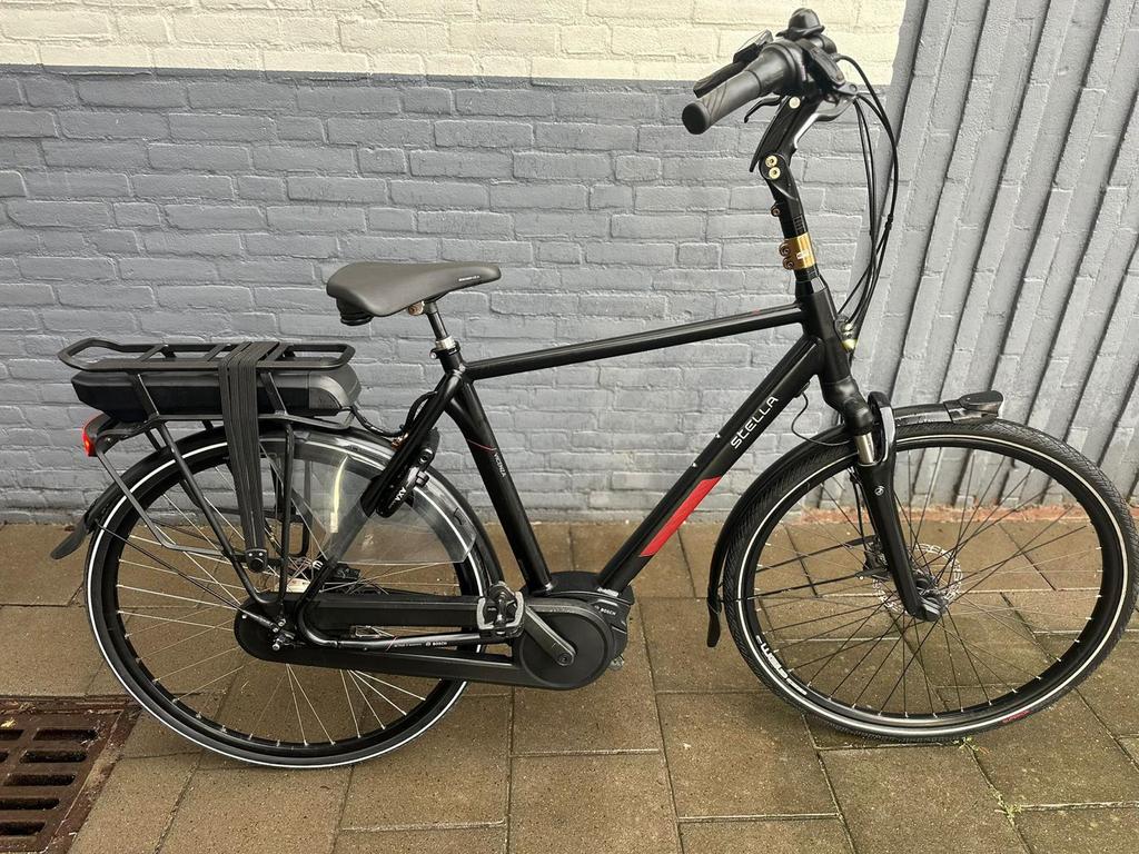 Elektrische stella vicenza bosch middenmotor, 53 tot 56 cm, Versnellingen, Zo goed als nieuw, Ophalen