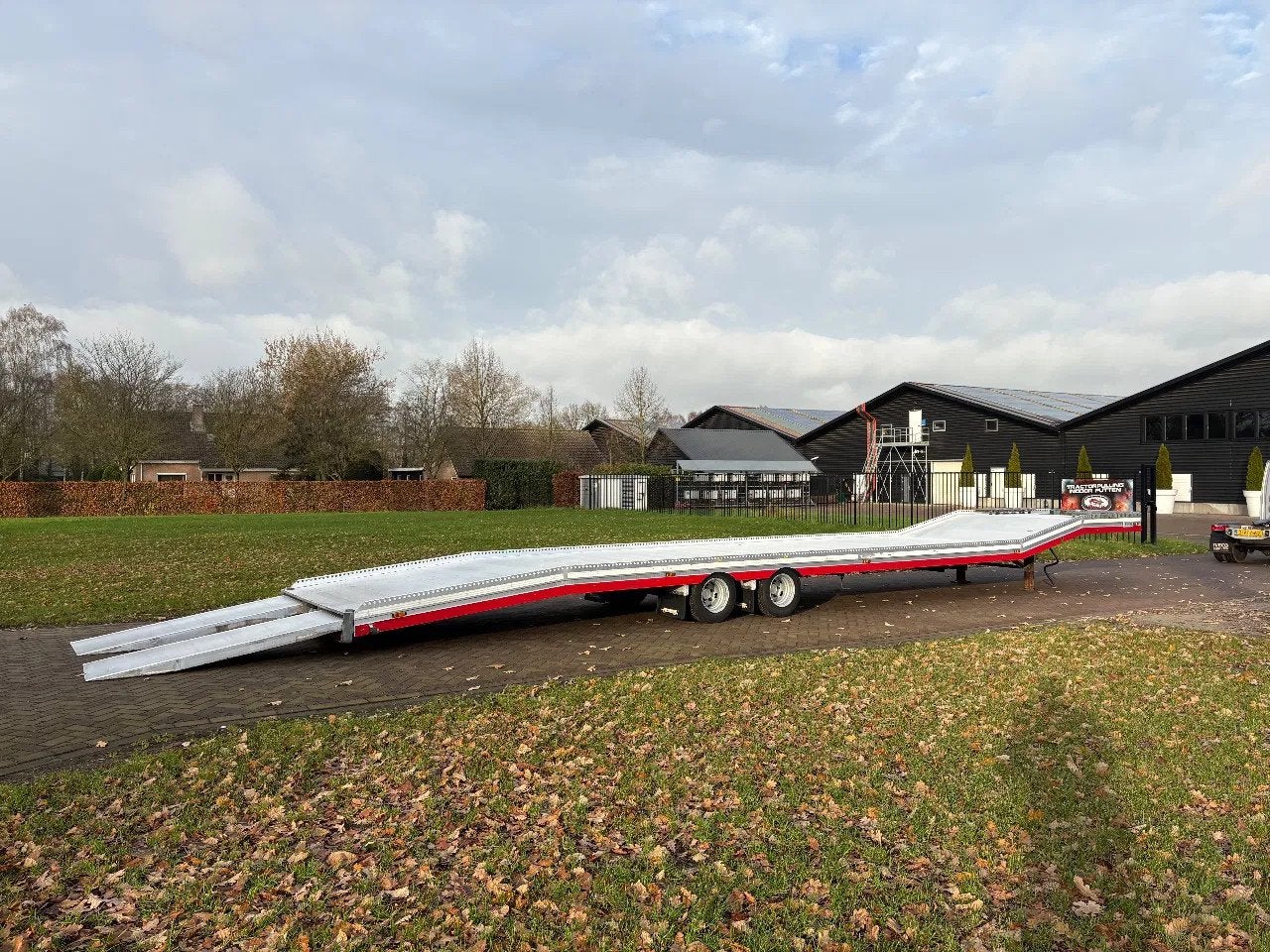 VELDHUIZEN Be oplegger 6.8 TON ambulance auto transporter 20, Auto's, Overige brandstoffen, Origineel Nederlands, Bedrijf, Aanhangers en Opleggers