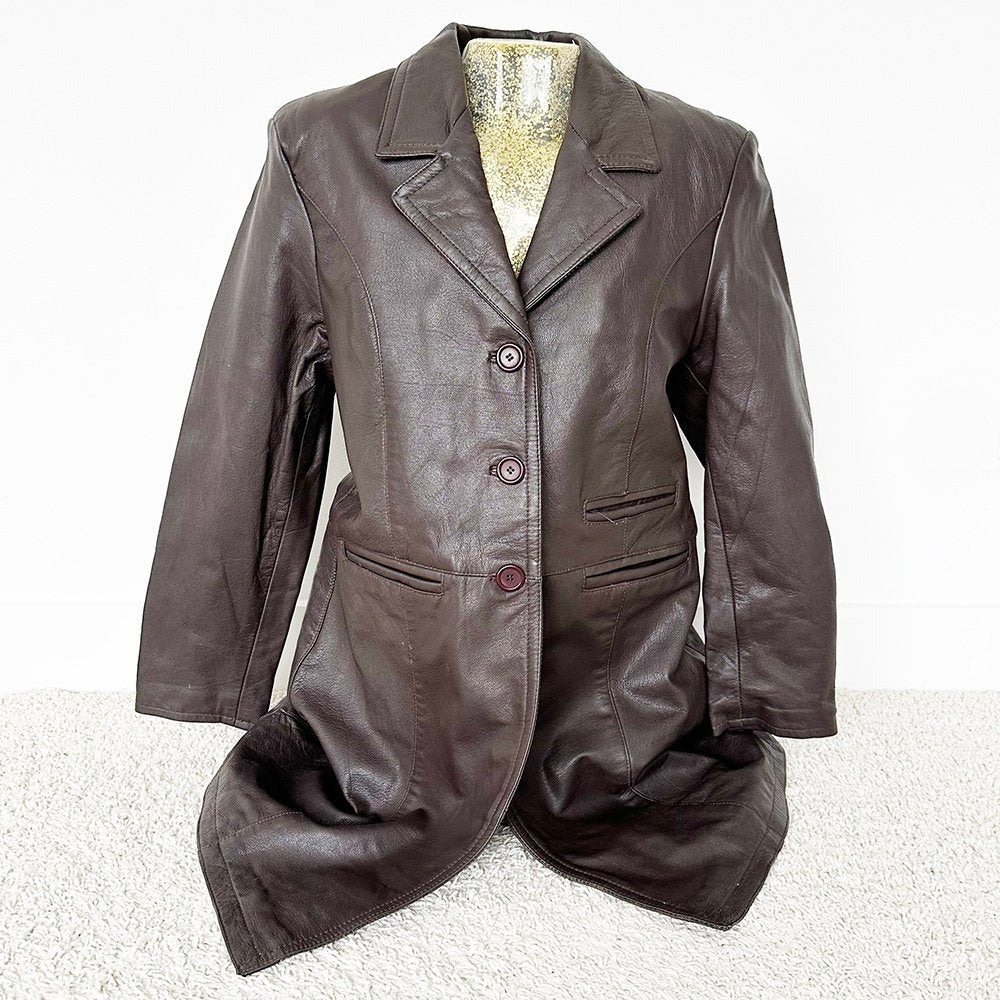 Soepele Leren Leather Master Classics Jas 3 (XL) € 65,-, Bruin, Leather Master Classics, Maat 46/48 (XL) of groter, Nieuw