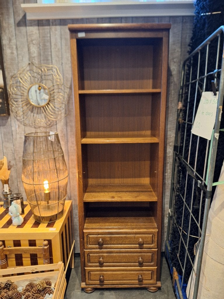 Nette boekenkast met laden, Ophalen, Klassiek, Onbekend, 50 tot 100 cm