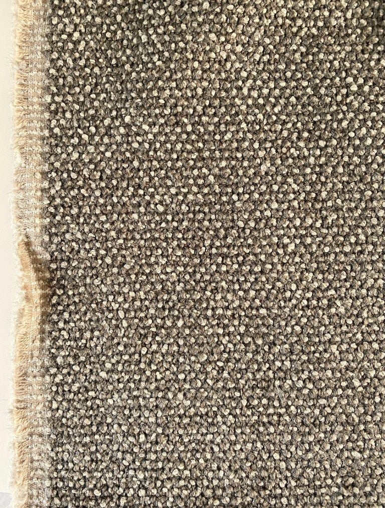 De Ploeg Monza Melange 79; grijs+beige restant meubelstof, Wol, 120 cm of meer, Nieuw, Ophalen of Verzenden