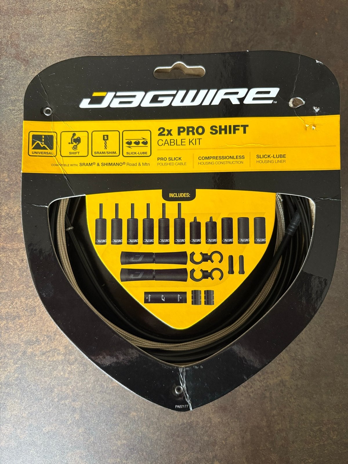 Jagwire 2x Pro Shift Kabelset - Nieuw, Fietsen en Brommers, Ophalen of Verzenden, Derailleur of Ketting, Racefiets, Nieuw