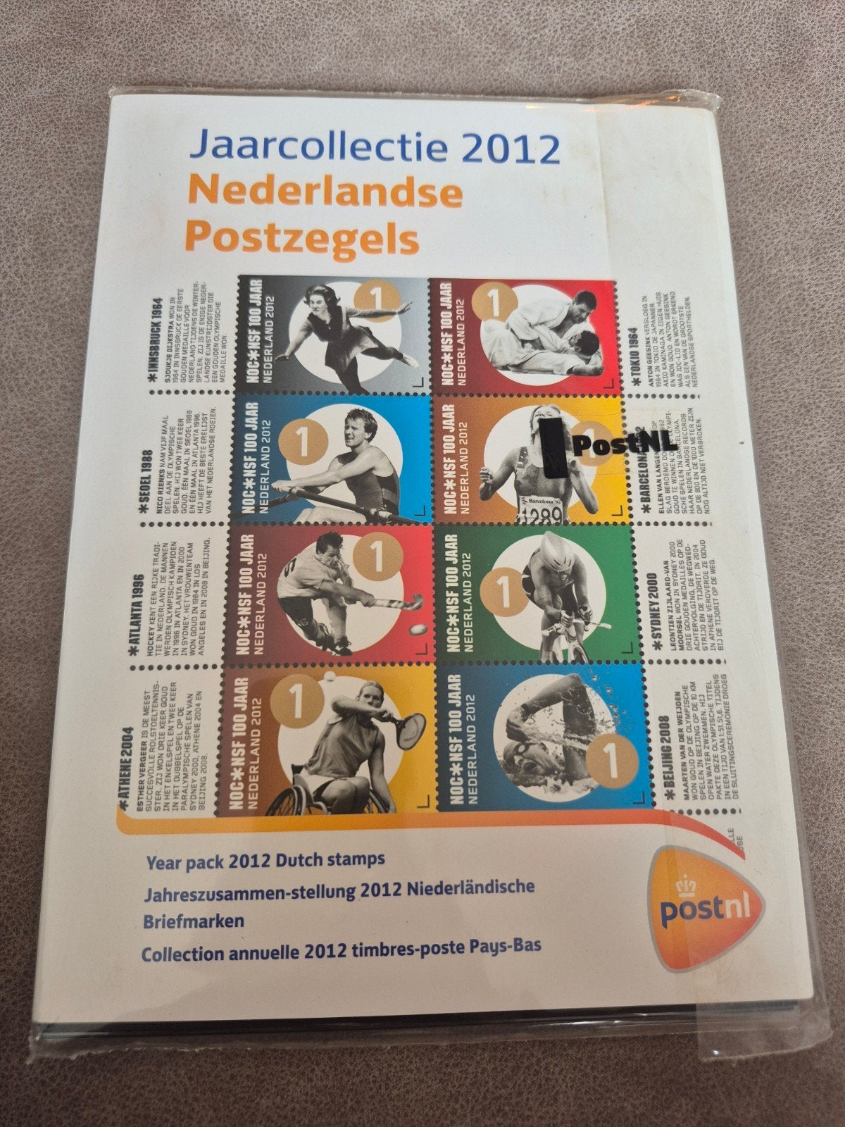 Jaarcollectie 2012 Nederlandse Postzegels NOC*NSF 100 Jaar, Ophalen of Verzenden