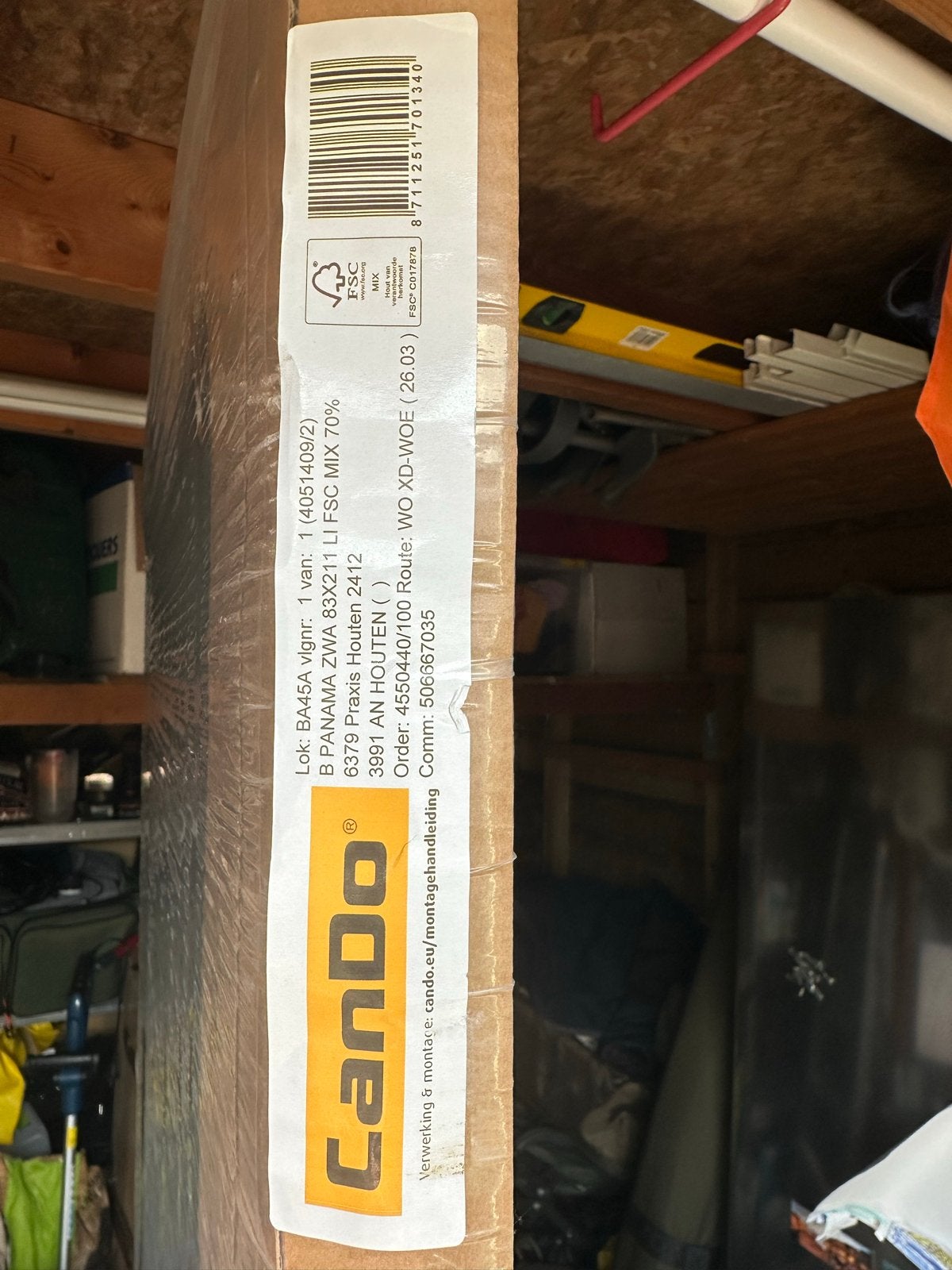 Cando Nieuwe Links Draaiende Zwarte Opdekdeur 83x211 cm, Ophalen, 80 tot 100 cm, Binnendeur, Nieuw