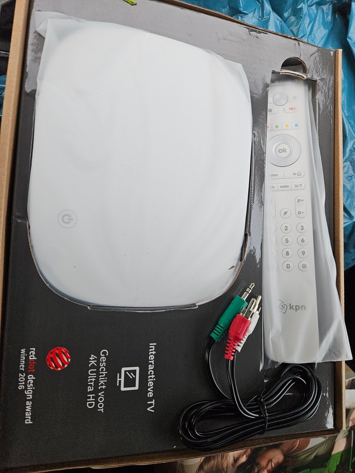 KPN Interactieve TV Decoder ZXV8001 - Nieuwstaat, Ophalen of Verzenden, Zo goed als nieuw, Decoder