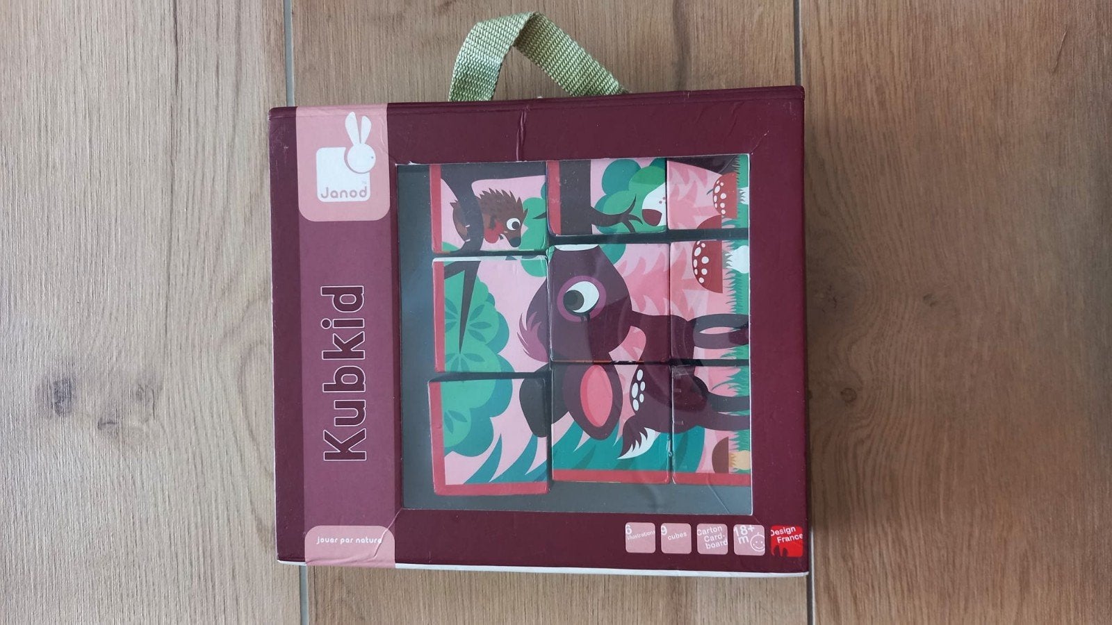 Puzzel kubkid van Janod, Ophalen of Verzenden, Zo goed als nieuw
