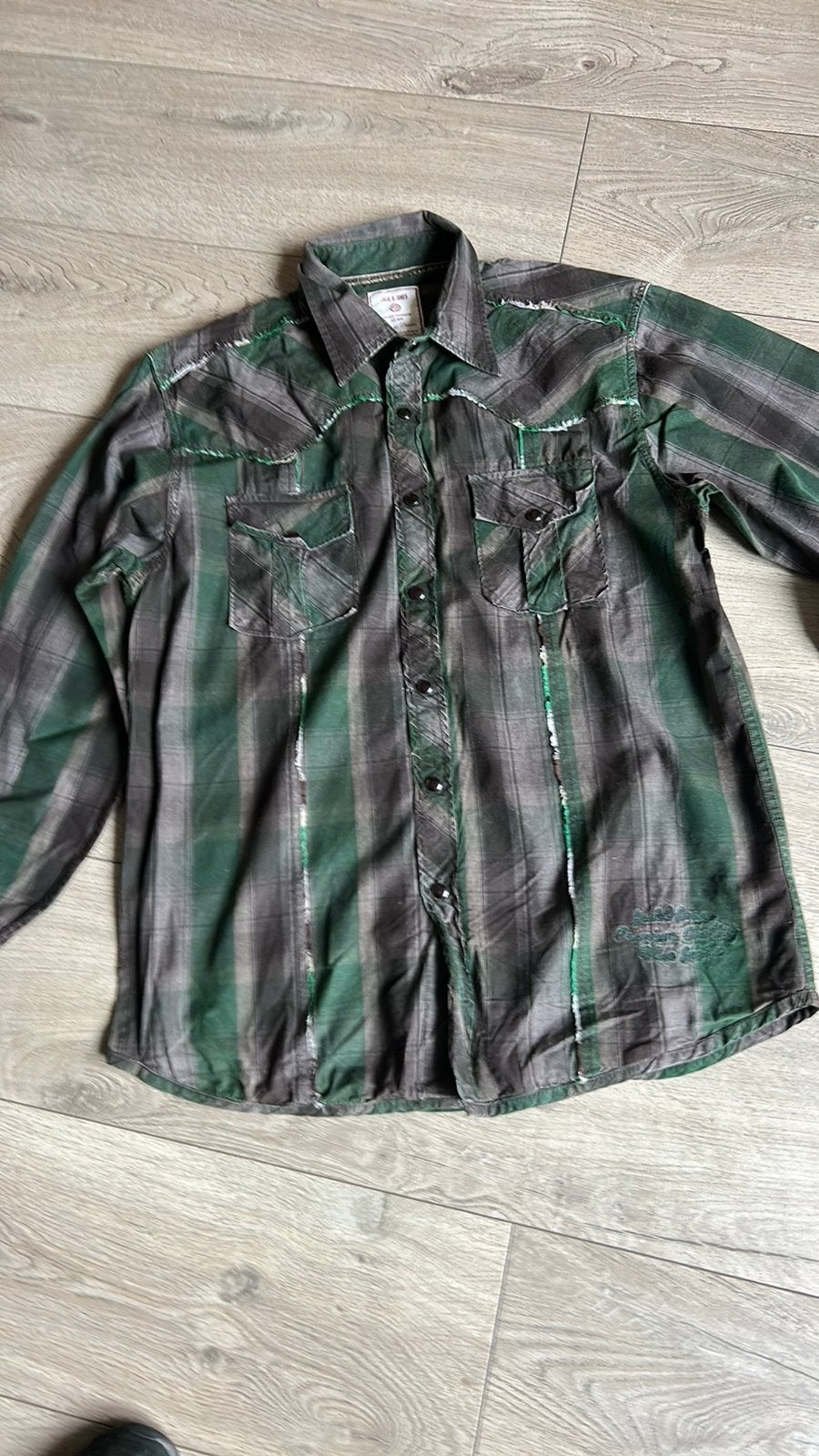 Heren blouse, Kleding | Heren, Overhemden, Ophalen of Verzenden, Zo goed als nieuw, Blauw, Halswijdte 38 (S) of kleiner