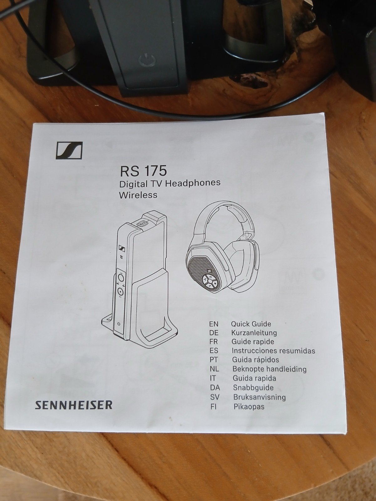 Sennheiser RS 175 Digitale Draadloze TV Hoofdtelefoon, Gebruikt, Draadloos, Sennheiser, Ophalen of Verzenden