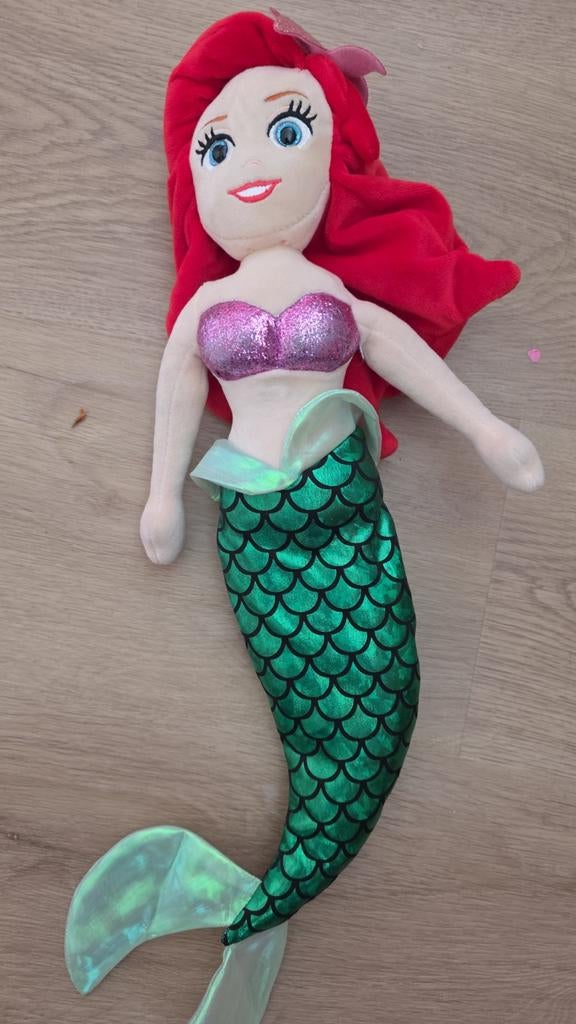Disney Ariel Zeemeermin Knuffel - De Kleine Zeemeermin, Disney, Disney, Overige typen, Ophalen of Verzenden