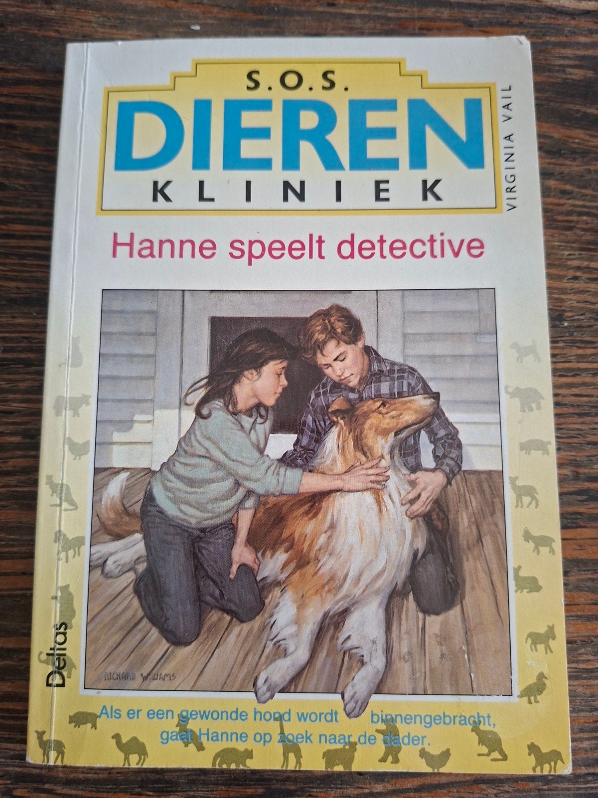 S.O.S. Dierenkliniek: Hanne speelt detective deel 2, Fictie algemeen, Ophalen of Verzenden, Zo goed als nieuw, Virginia vail