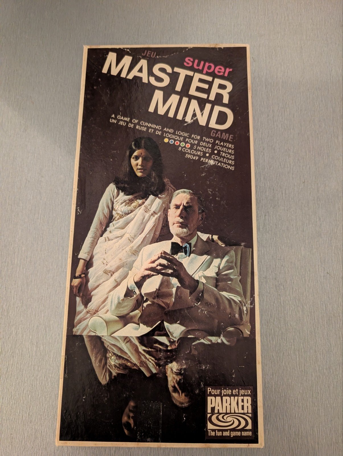 Super Master Mind Bordspel van Parker Brothers, Een of twee spelers, Ophalen of Verzenden, Gebruikt, Parker Brothers