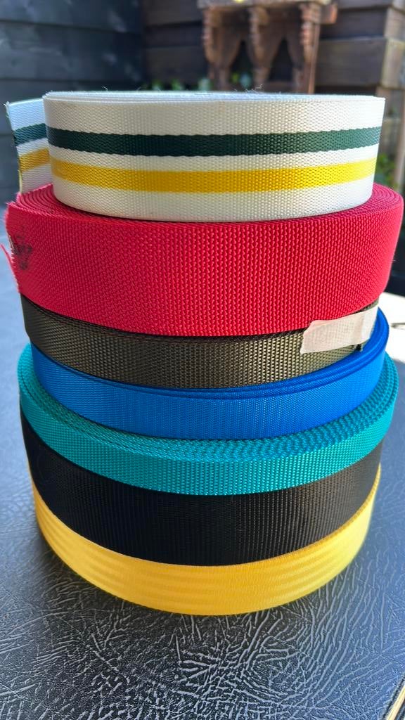 Tassenband keperband autogordel, Hobby en Vrije tijd, Naaien en Fournituren, Ophalen of Verzenden, Nieuw, Lint, Band of Elastiek