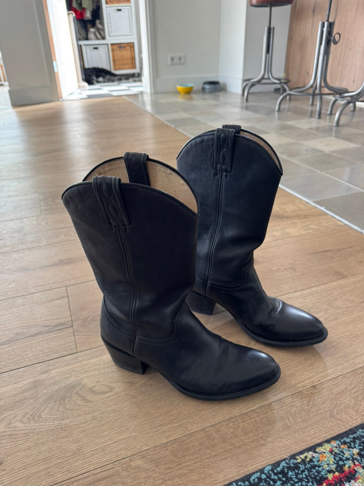 Sendra laarzen zwart 38, Ophalen of Verzenden, Zo goed als nieuw, Zwart, Hoge laarzen