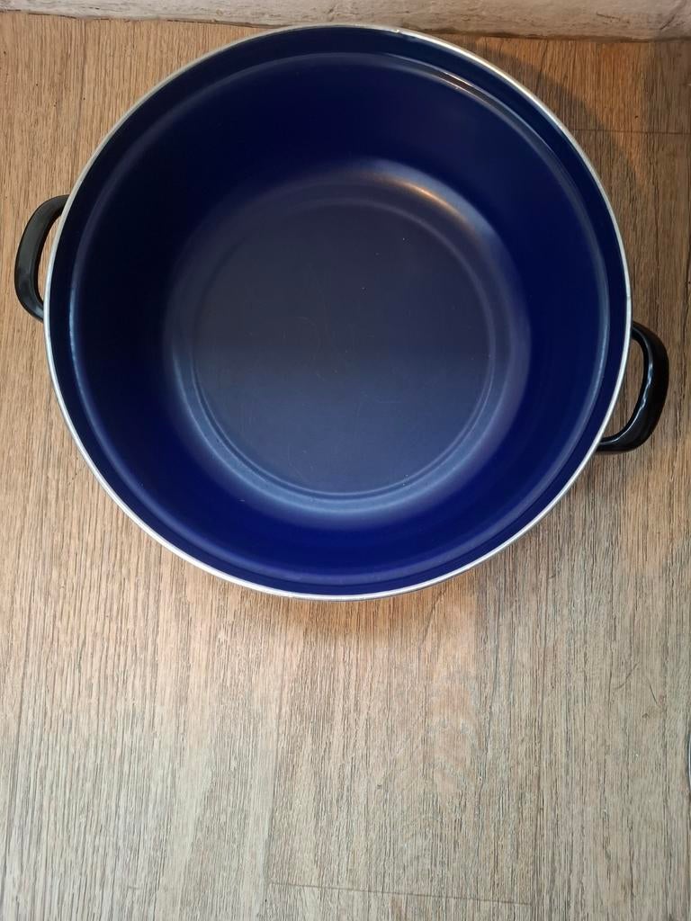 Hapjespan, gebruikt op gas, Ophalen of Verzenden, Zo goed als nieuw, Gietijzer, Koekenpan of Braadpan