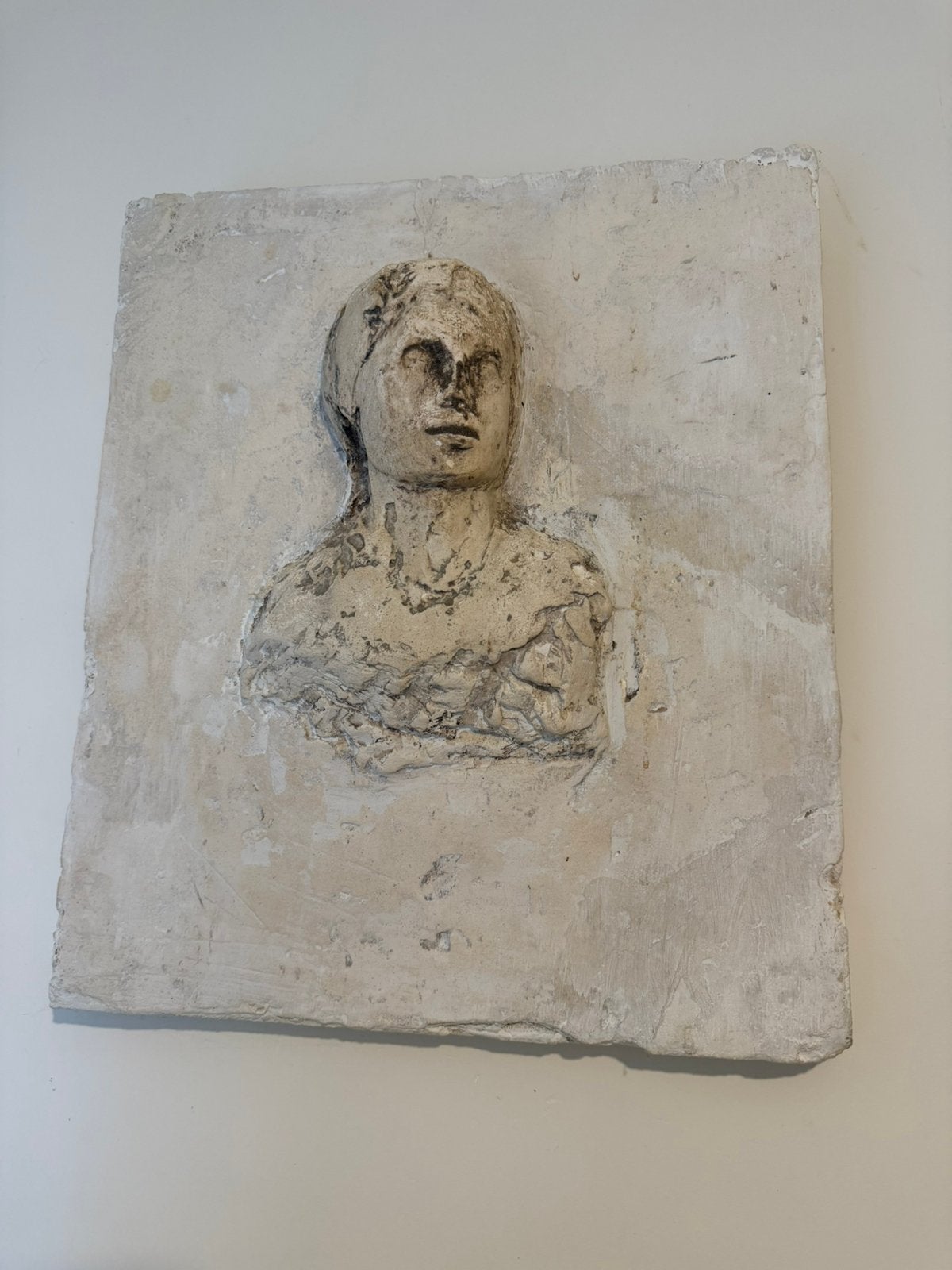 Reliëf portret, wandsculptuur van Gerardus Lanphen, Laren NH, Antiek en Kunst, Ophalen