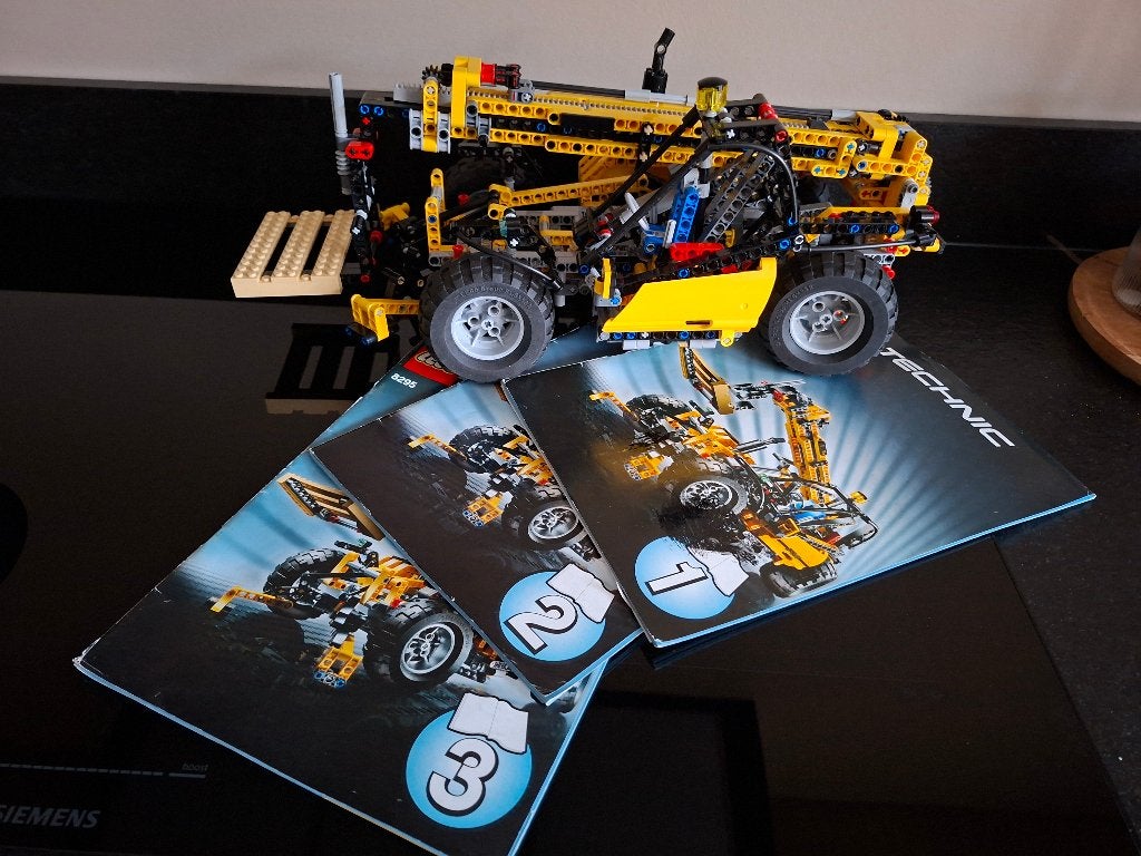 Lego Technic 8295 Telescooplader, Gebruikt, Lego, Inclusief instructies, Ophalen of Verzenden