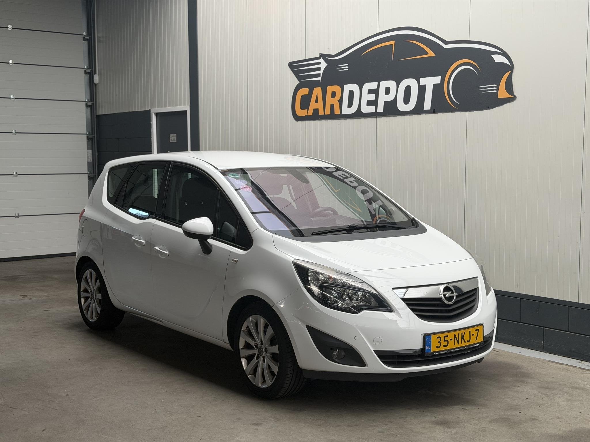 Opel Meriva 1.4 Turbo Edition Zeer Netjes Trekhaak AC Techni, Auto's, Voorwielaandrijving, Euro 5, Stof, Gebruikt