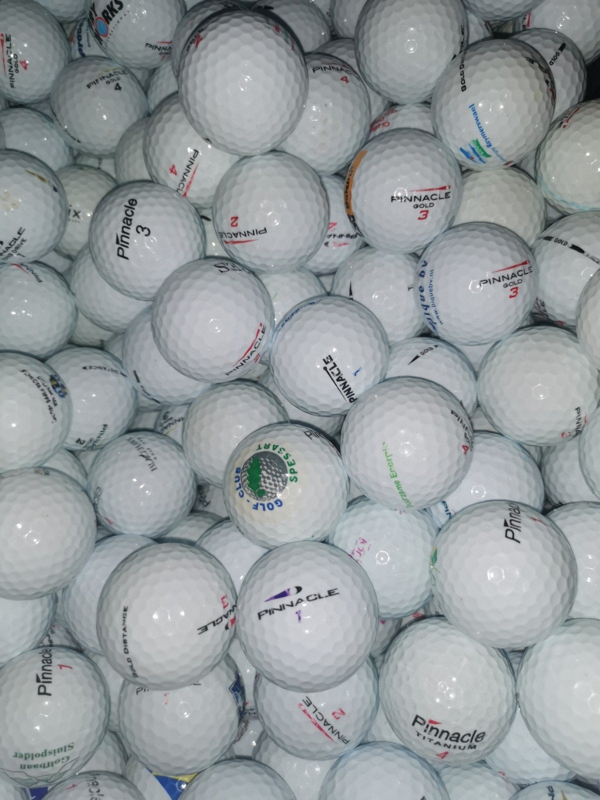 Pinnacle gold golfballen 100 stuks AAAA kwaliteit, Ophalen of Verzenden, Bal(len)