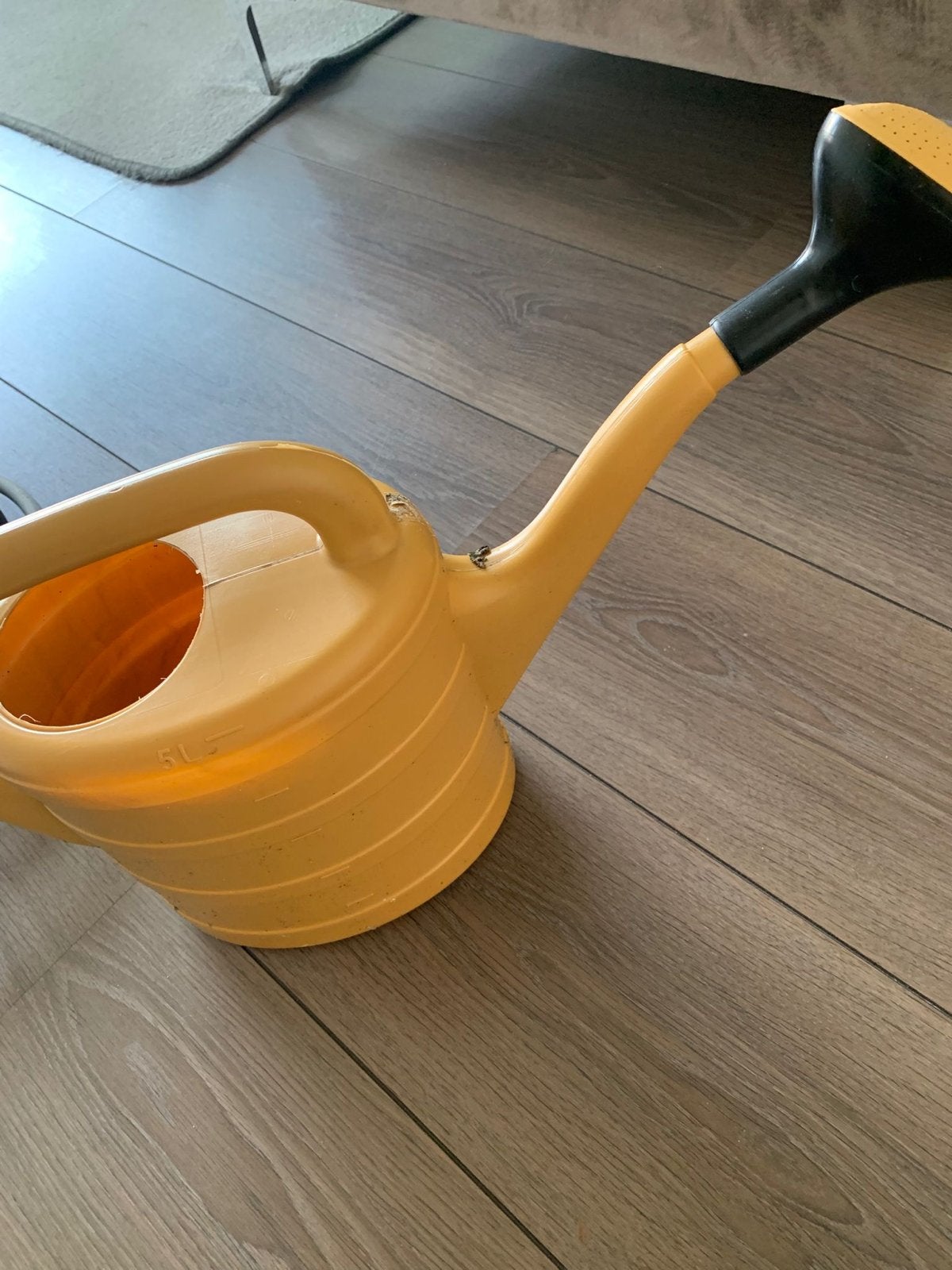 Gele gieter - 5 liter, Ophalen of Verzenden, Gebruikt, Kunststof