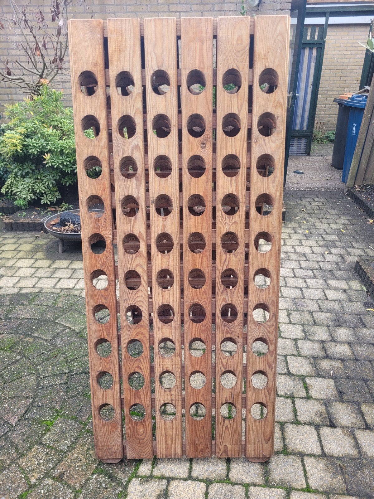champagne rek 120 flessen, Antiek en Kunst, Ophalen
