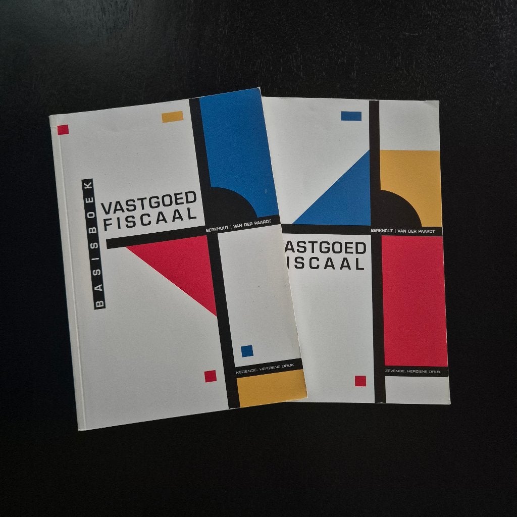 Vastgoed Fiscaal Basis- en Casusboek (9e en 7e druk), HBO, Zo goed als nieuw, Gamma, Berkhout, Van der Paardt