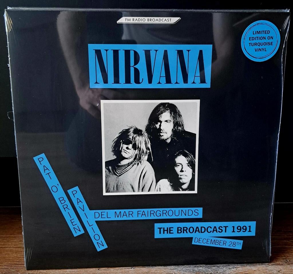 Nirvana - The Broadcast 1991 - Limited Turquoise Vinyl, Cd's en Dvd's, Vinyl | Rock, Ophalen of Verzenden, Nieuw in verpakking
