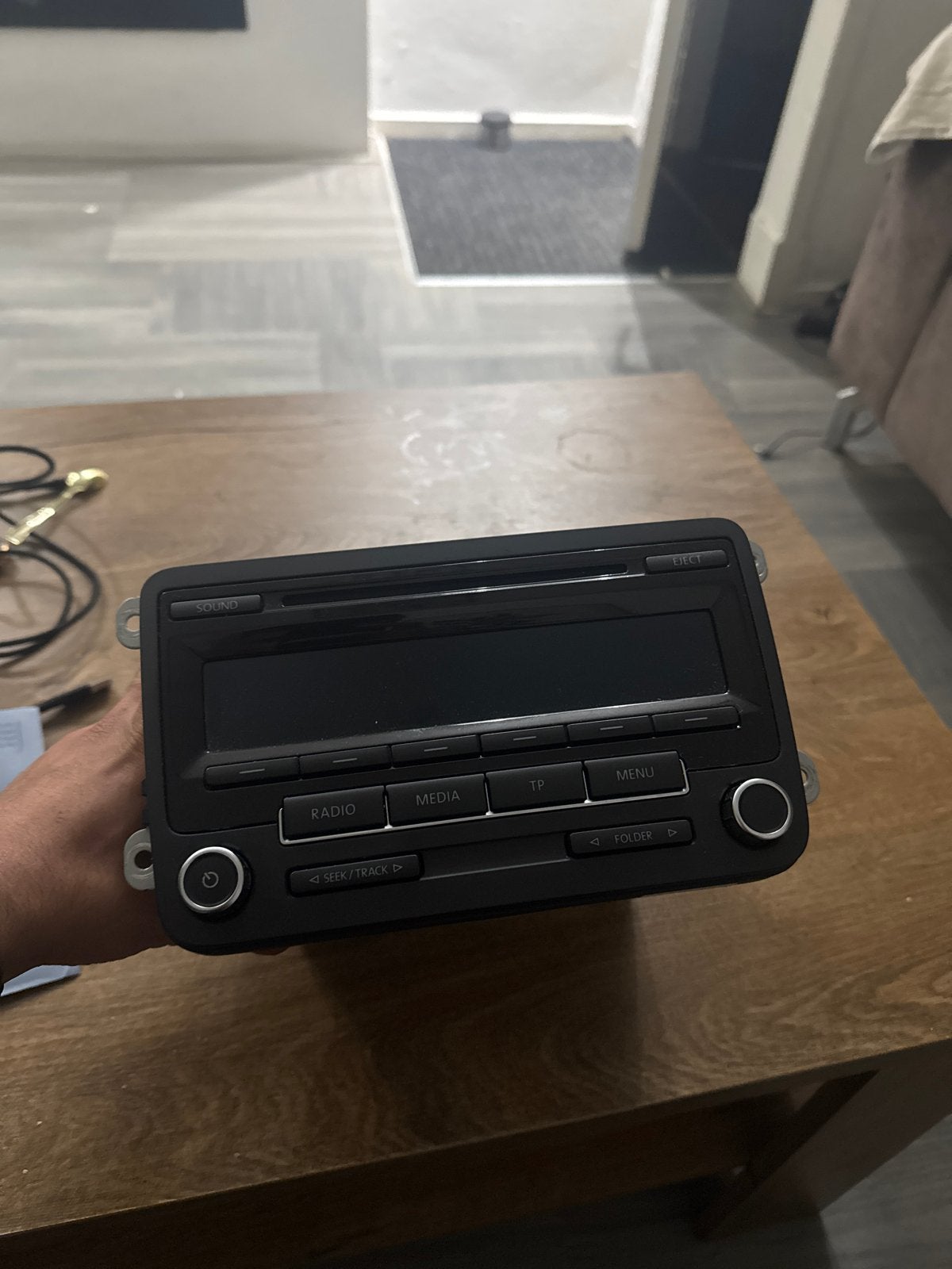 Originele Volkswagen Radio RCD 310 - VW-5M0 035 186 J, Ophalen of Verzenden, Gebruikt