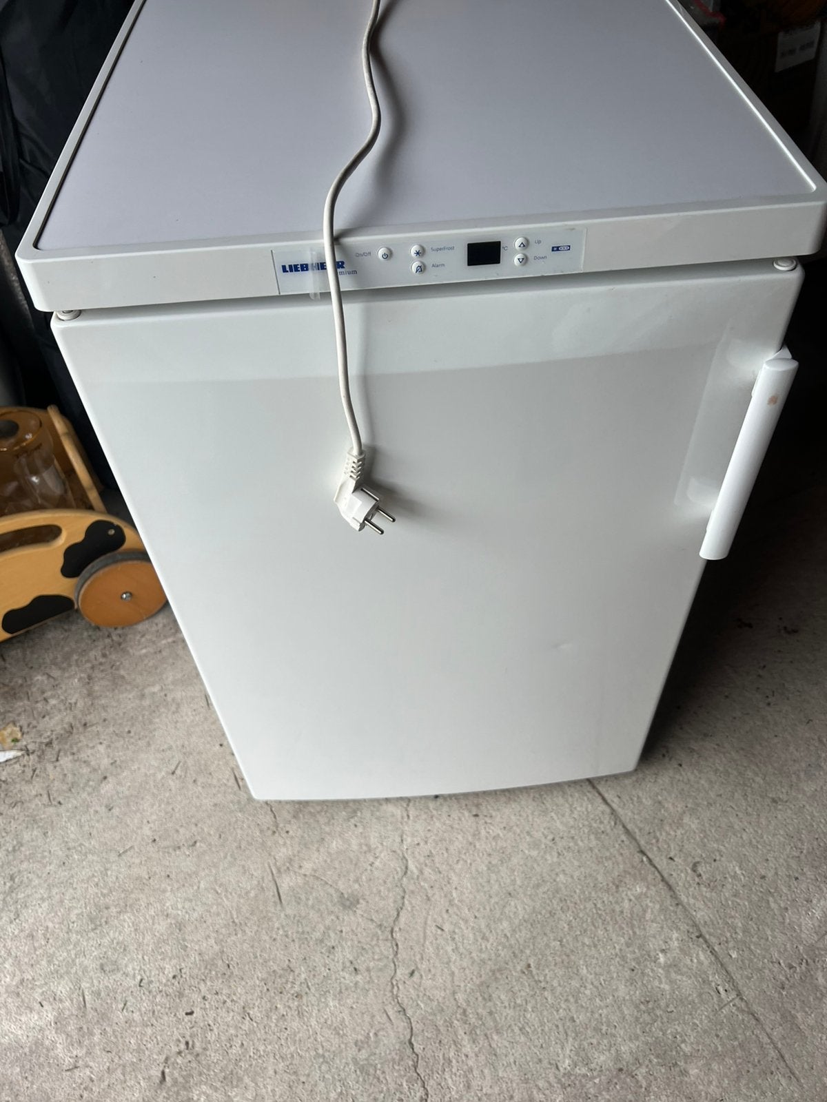 Liebherr tafel model vriezer met 4 lade s goed werkend, Witgoed en Apparatuur, Ophalen, Gebruikt