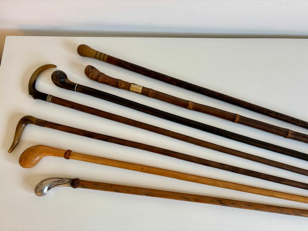 Diverse antieke wandelstokken, Antiek en Kunst, Ophalen of Verzenden