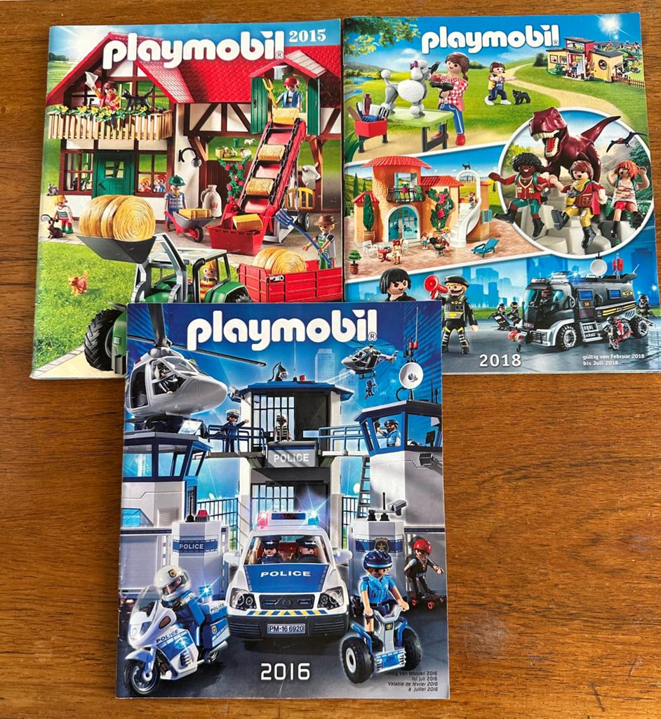 3 Playmobil catalogi, Ophalen of Verzenden