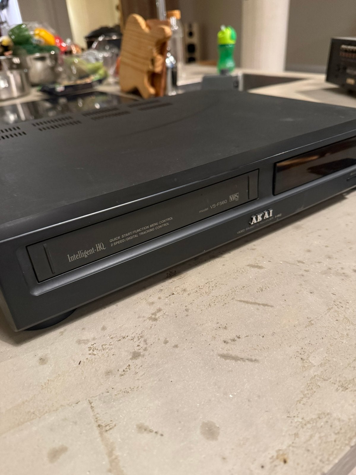 Akai VS-F560 VHS videorecorder HiFi stereo vintage, Ophalen, Zo goed als nieuw