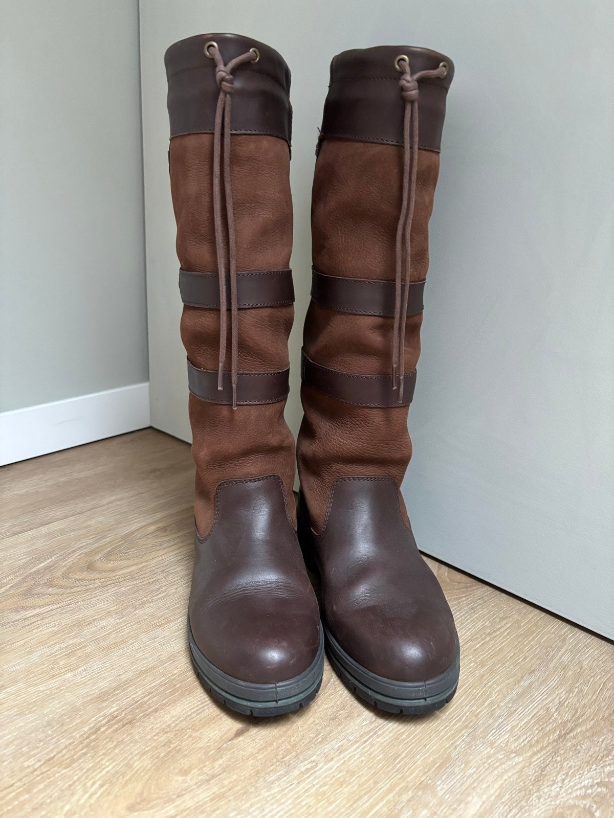 Dubarry Galway Gore-Tex laarzen - Maat 42, Kleding | Dames, Ophalen of Verzenden, Zo goed als nieuw, Bruin, Hoge laarzen
