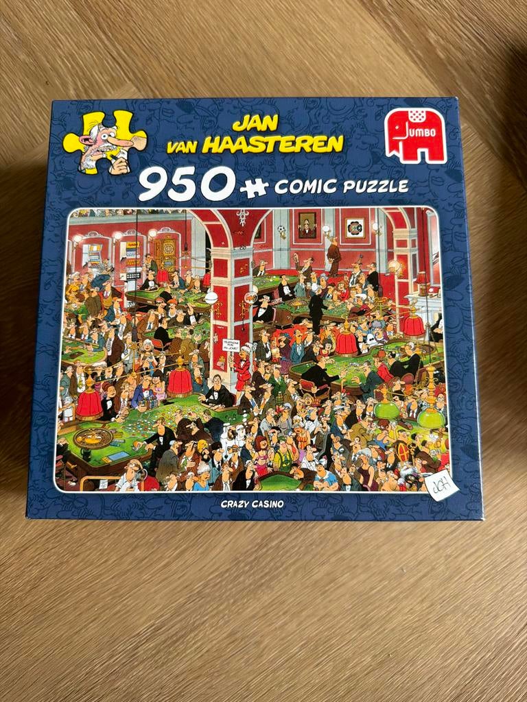 Jan van Haasteren Crazy Casino 950 stukjes puzzel, Ophalen of Verzenden, Meer dan 50 stukjes, Zo goed als nieuw, 6 jaar of ouder