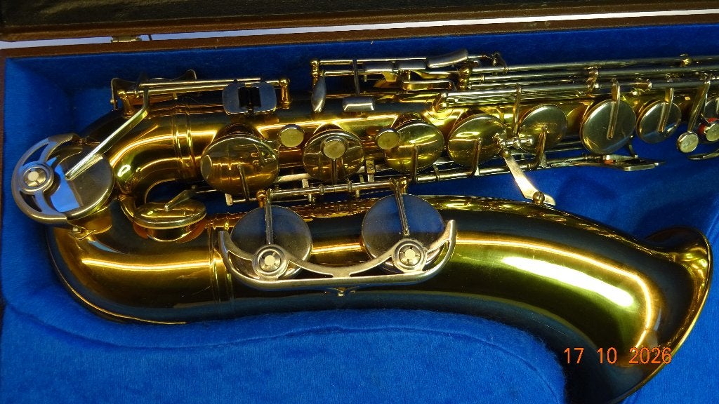Een prachtige Weltklang Condor tenorsax (ca. 1985), Muziek en Instrumenten, Ophalen of Verzenden, Zo goed als nieuw, Tenor, Met koffer