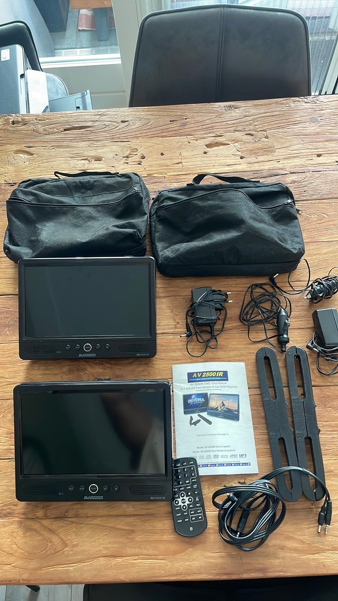 2 auto dvdschermen., Audio, Tv en Foto, Dvd-spelers, Ophalen, Gebruikt, Dvd-speler, Overige merken