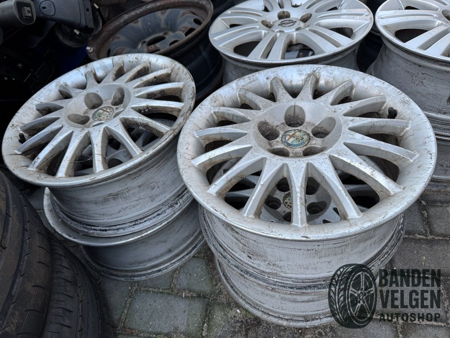 Alfa Romeo Originele Lichtmetalen Velgen 5 x 98 ET41,5 6,5J, Auto-onderdelen, Gebruikt, Velg(en), -, Ophalen of Verzenden