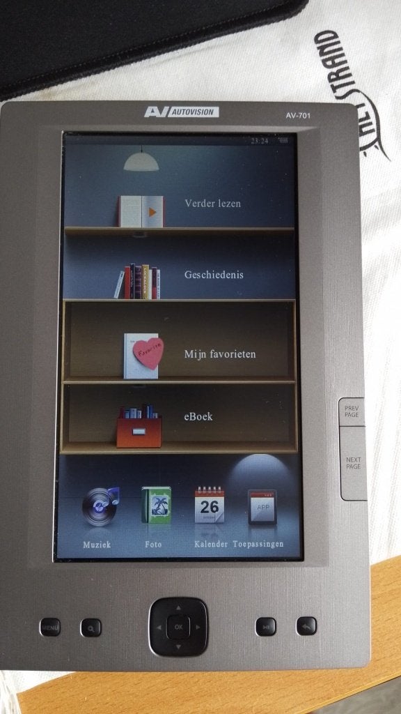 Autovision AV-701 E-reader/Mediaspeler -, Computers en Software, Verzenden, Gebruikt, 8 inch, AV Autovision