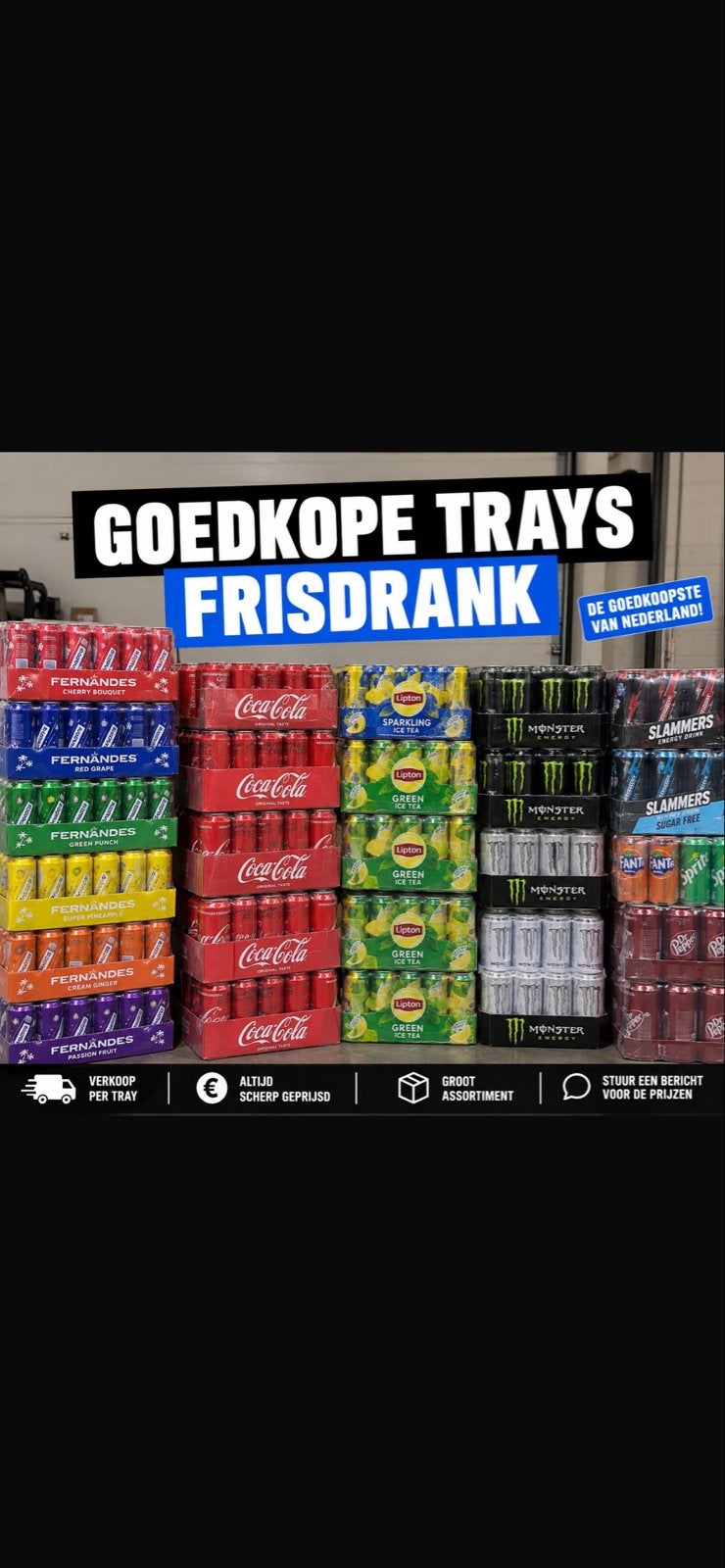 Goedkope frisdrank te koop, Ophalen of Verzenden