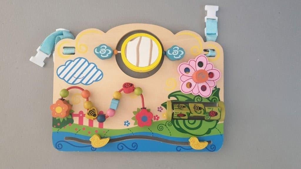Bigjigs houten activiteitenbord voor baby, Ophalen of Verzenden, Zo goed als nieuw, Overige typen