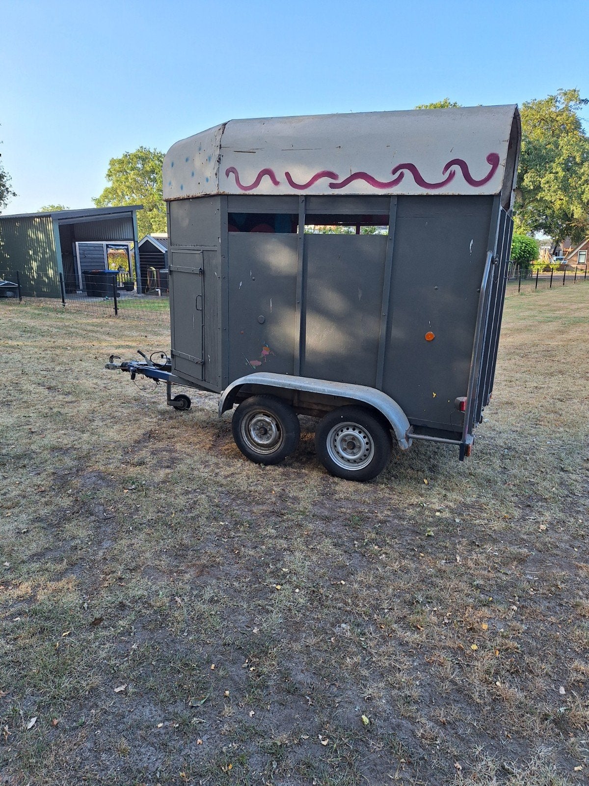 Opknapper 1,5 paardentrailer, Auto diversen, Aanhangers en Bagagewagens, Ophalen, Gebruikt, ., .