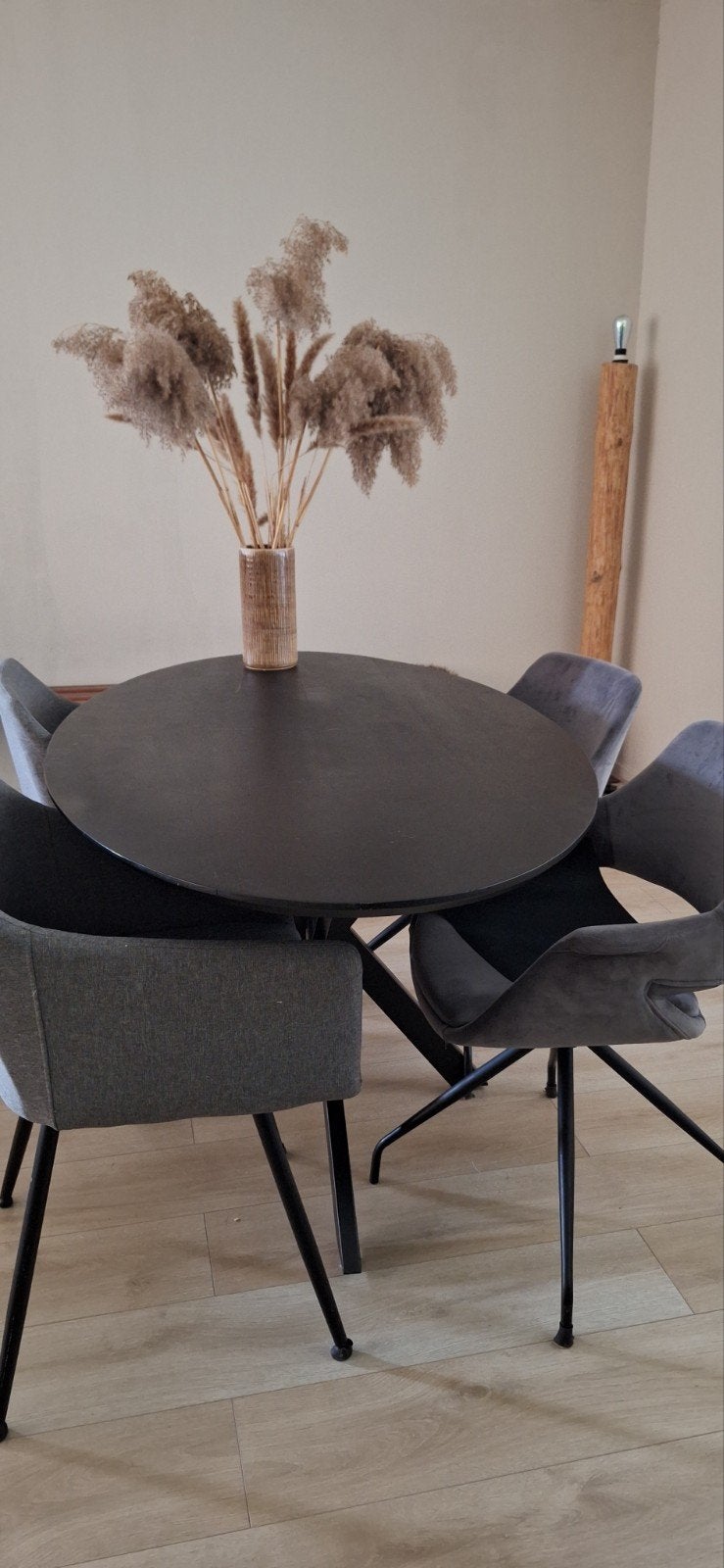 Eettafel ovaal zwart, Huis en Inrichting, Tafels | Eettafels, Ophalen, 50 tot 100 cm, Vijf personen of meer, Modern
