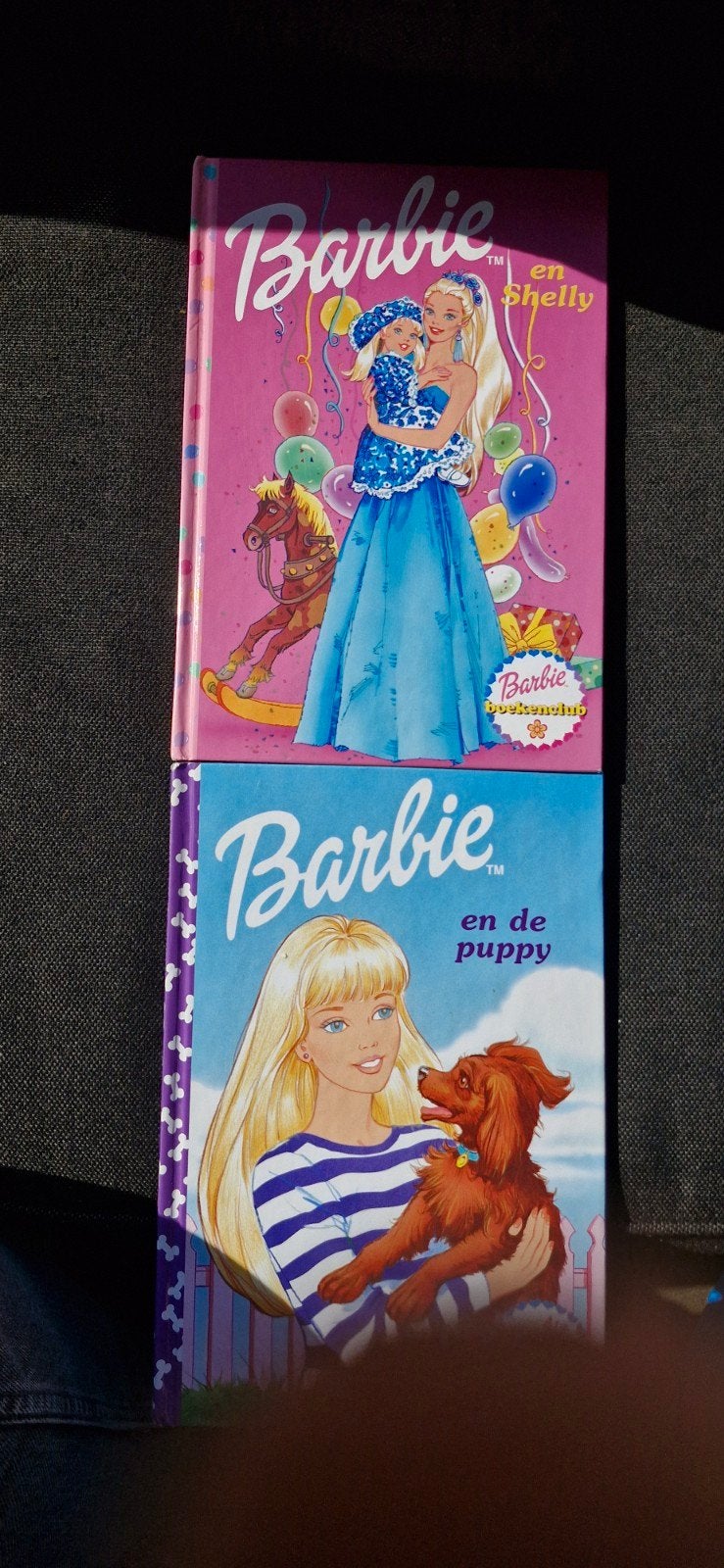 2 Barbie Boeken: Barbie en Shelly & Barbie en de Puppy, Ophalen of Verzenden, Zo goed als nieuw, Onbekend, Fictie algemeen