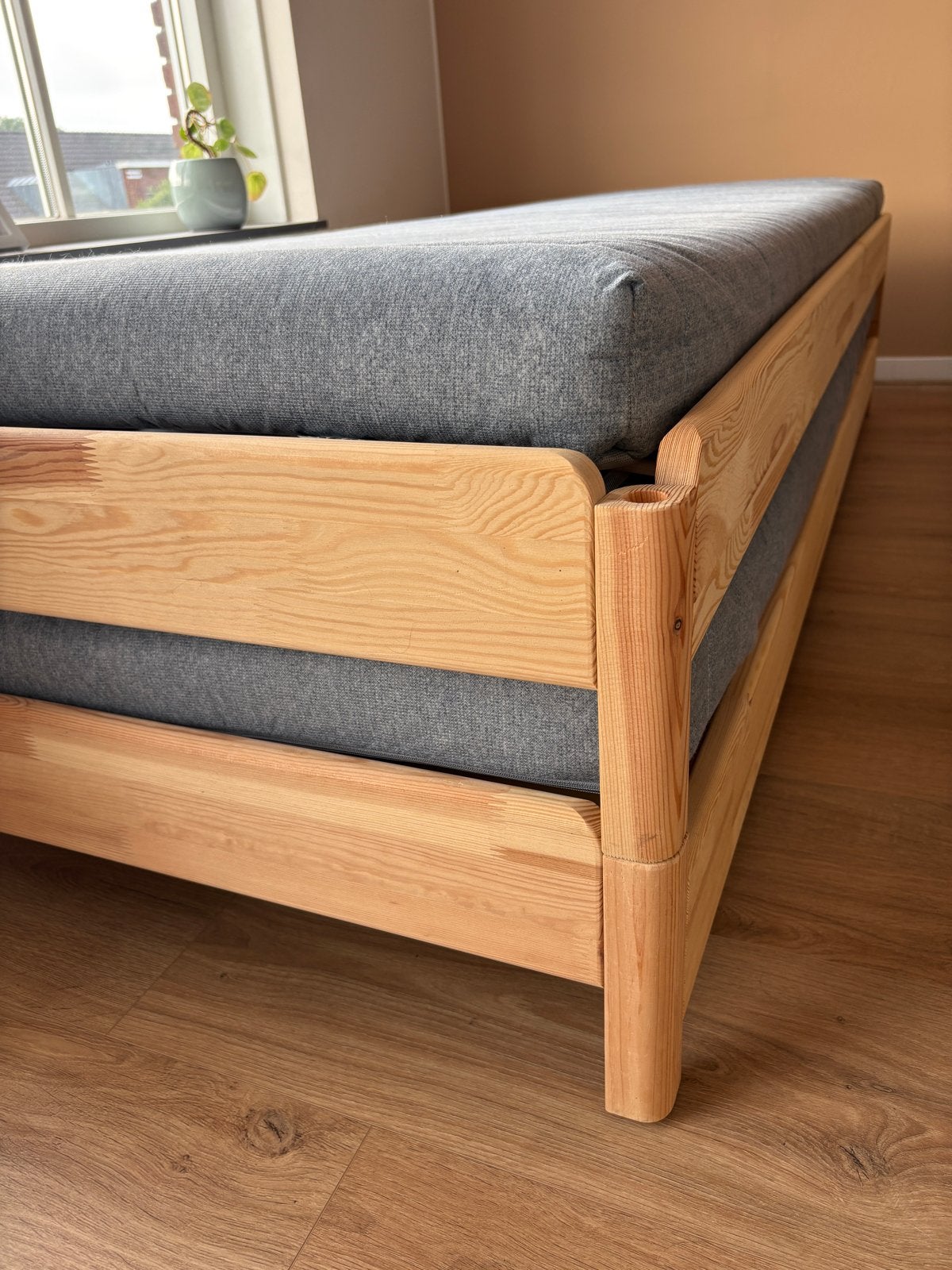 IKEA Utåker stapelbare bedden met matrassen, Ophalen, Gebruikt, Wit, Tweepersoons